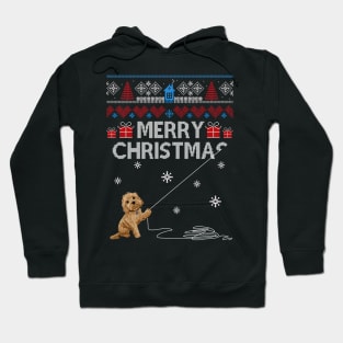 Merry Christmas Funny Naughty Poodle Hoodie